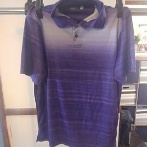 Ben Hogan performance dark purple polo mens small